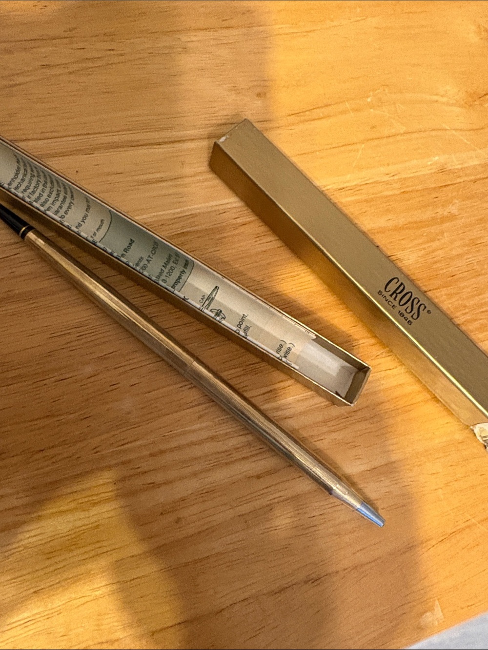 Cross Gold Ballpoint Pen — Elegant Gold Finish